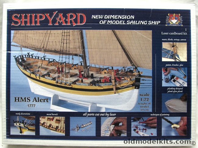 Shipyard 1/72 HMS Alert 1777 plastic model kit